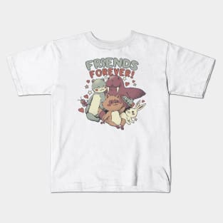 Best Friends Forever by Tobe Fonseca Kids T-Shirt